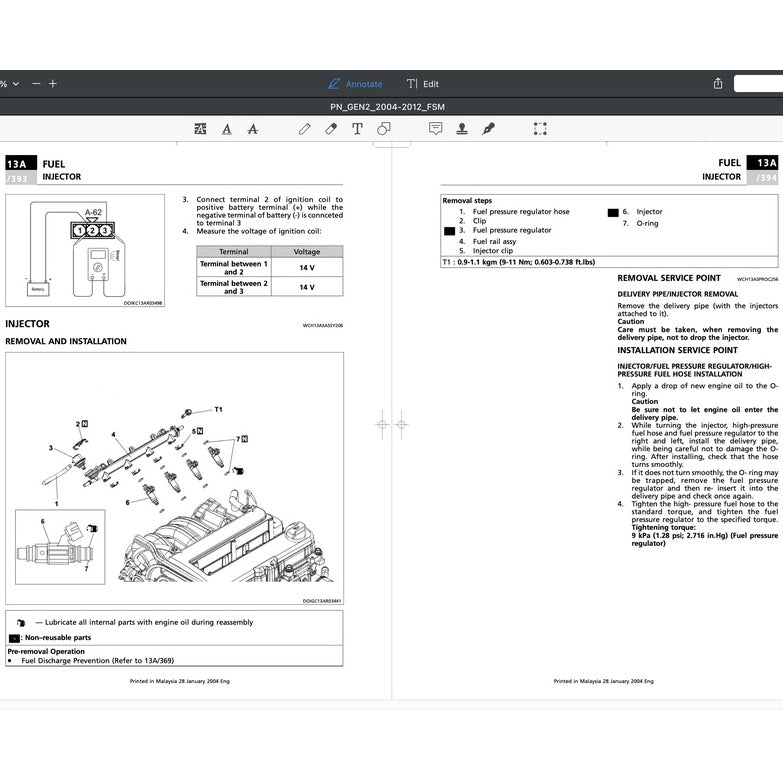 Proton GEN2 2004-2012 Full Manual Set – Repair & Maintenance Manual - page 4