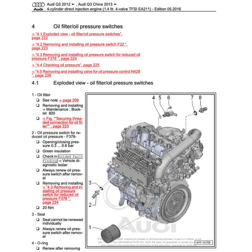 Audi Q3 8U 2011-2018 Full Manual Set – Repair & Maintenance Manual - page 2
