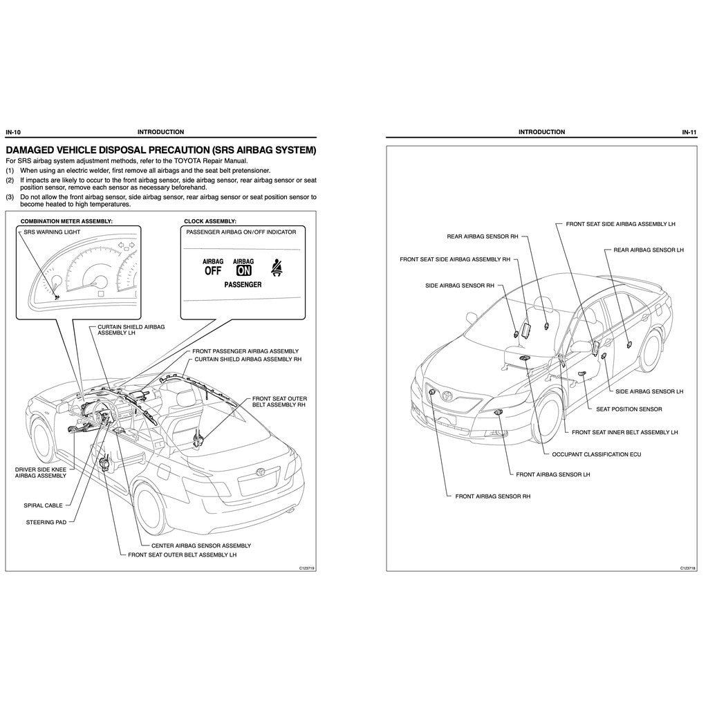 Toyota CAMRY ACV40 GSV40 2006-2011 Full Manual Set – Service Repair Workshop Manual - page 2