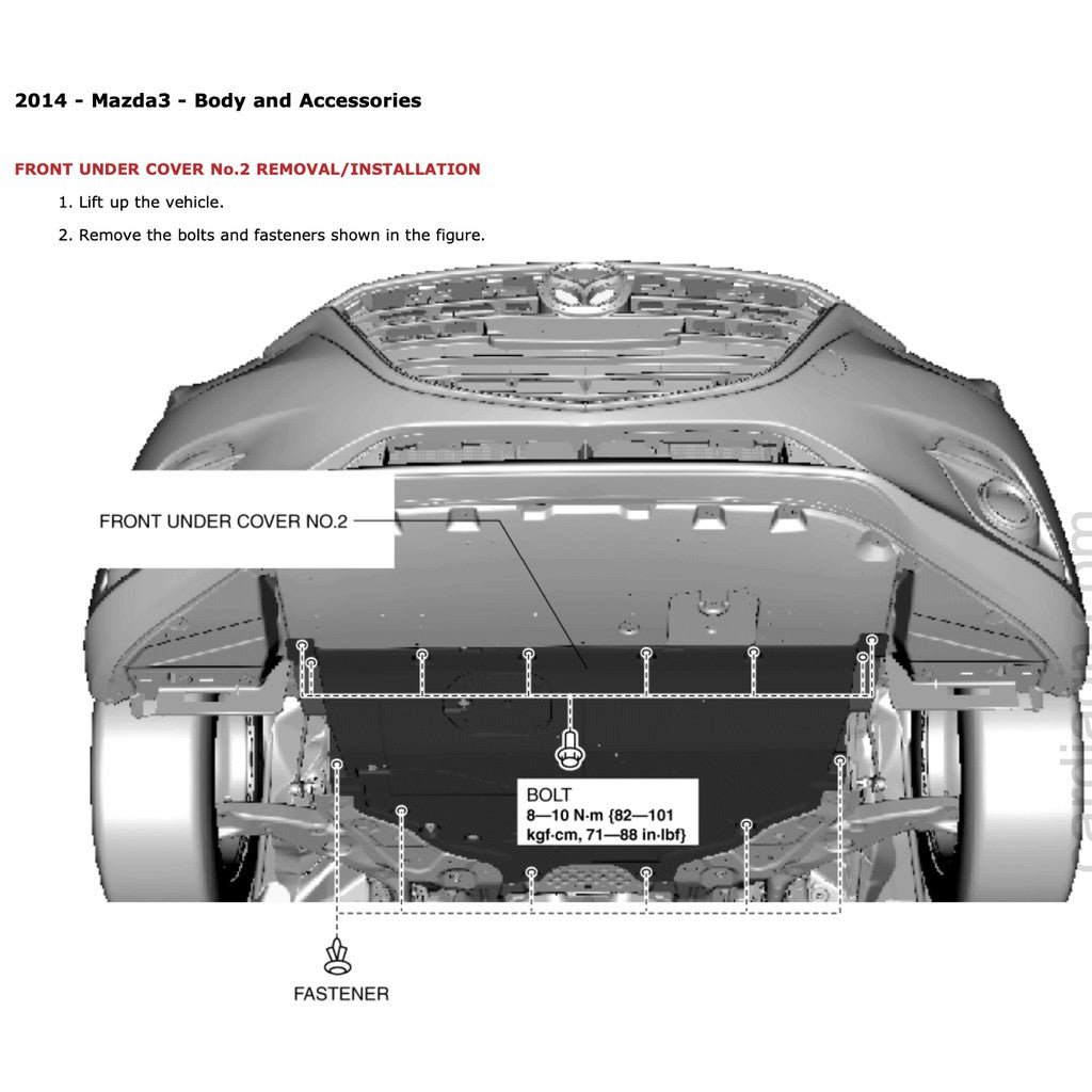 Mazda 3 BN/BM 2013-2018 Full Manual Set – Repair & Maintenance Manual - page 5