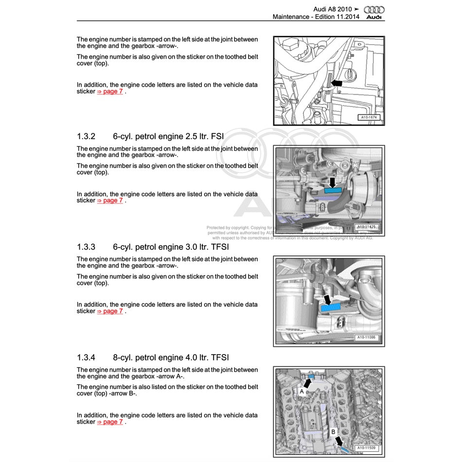 Audi A8 S8/D4/H4 2010-2017 Full Manual Set – Repair & Maintenance Manual - page 4