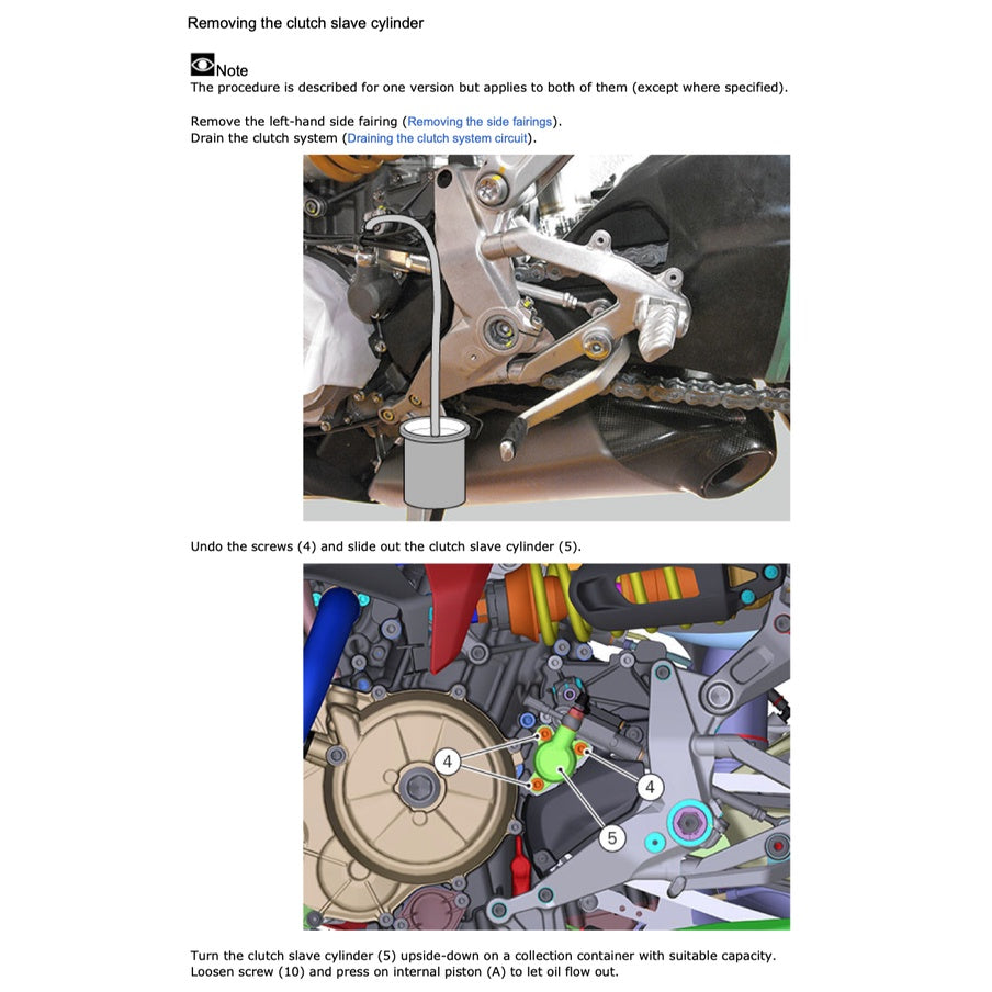 Ducati PANIGALE 1299S 2015-2018 Full Manual Set – Repair & Maintenance Manual and Spare Parts Catalog and OWNER's Manual - page 7