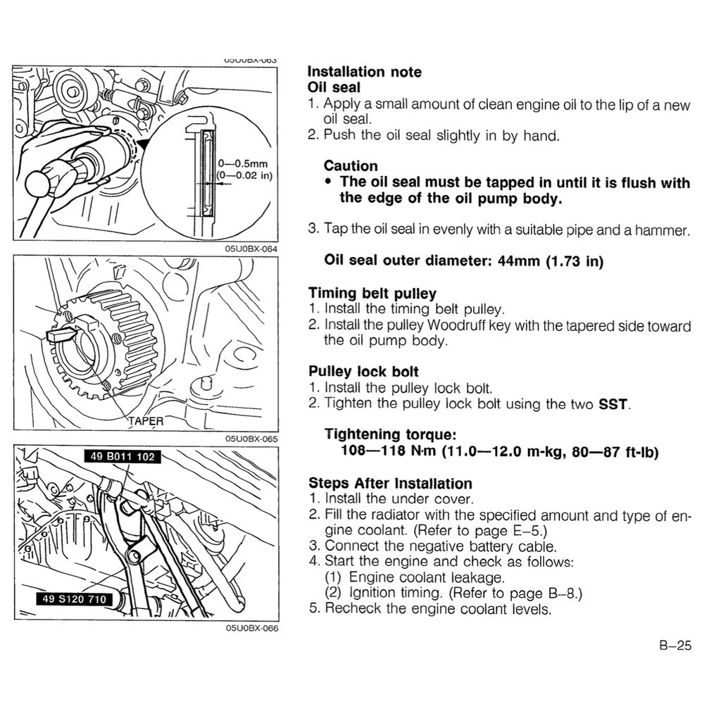 Mazda MX-5 MIATA NA Series 1990 Full Manual Set – Repair & Maintenance Manual - page 4
