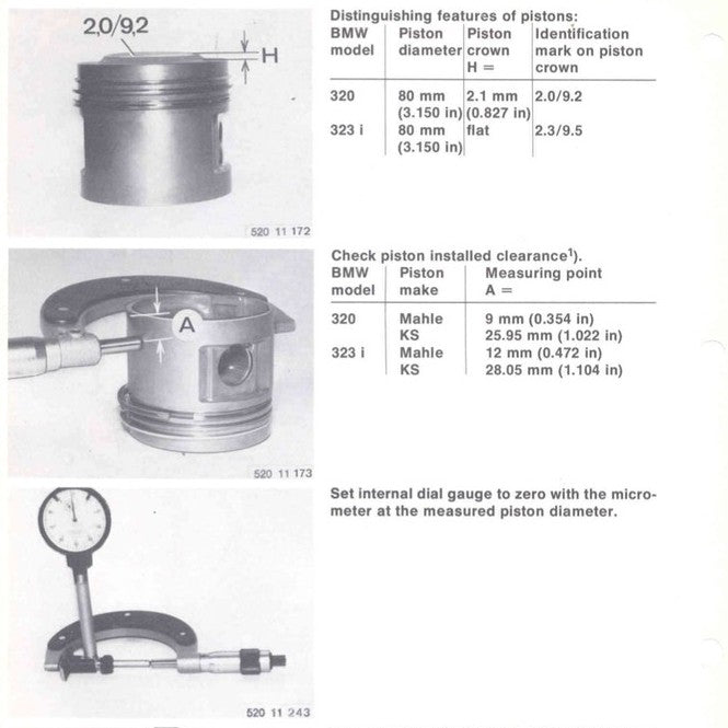 BMW 320 323i (E21)1975-1983 Workshop Repair Manual - page 5