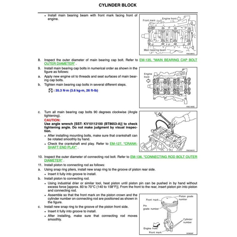 Nissan MURANO Z50 2003-2007 Full Manual Set – Repair & Maintenance Manual - page 6
