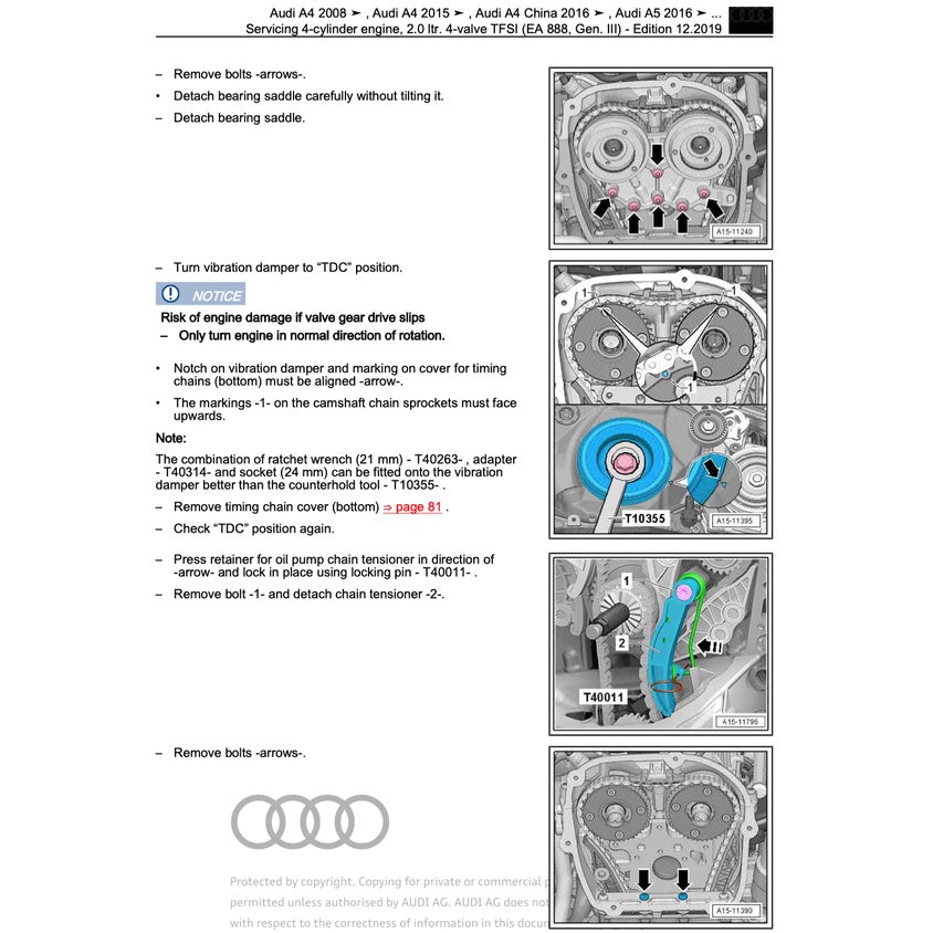Audi A4 B8 2008-2016 Full Manual Set – Repair & Maintenance Manual - page 3