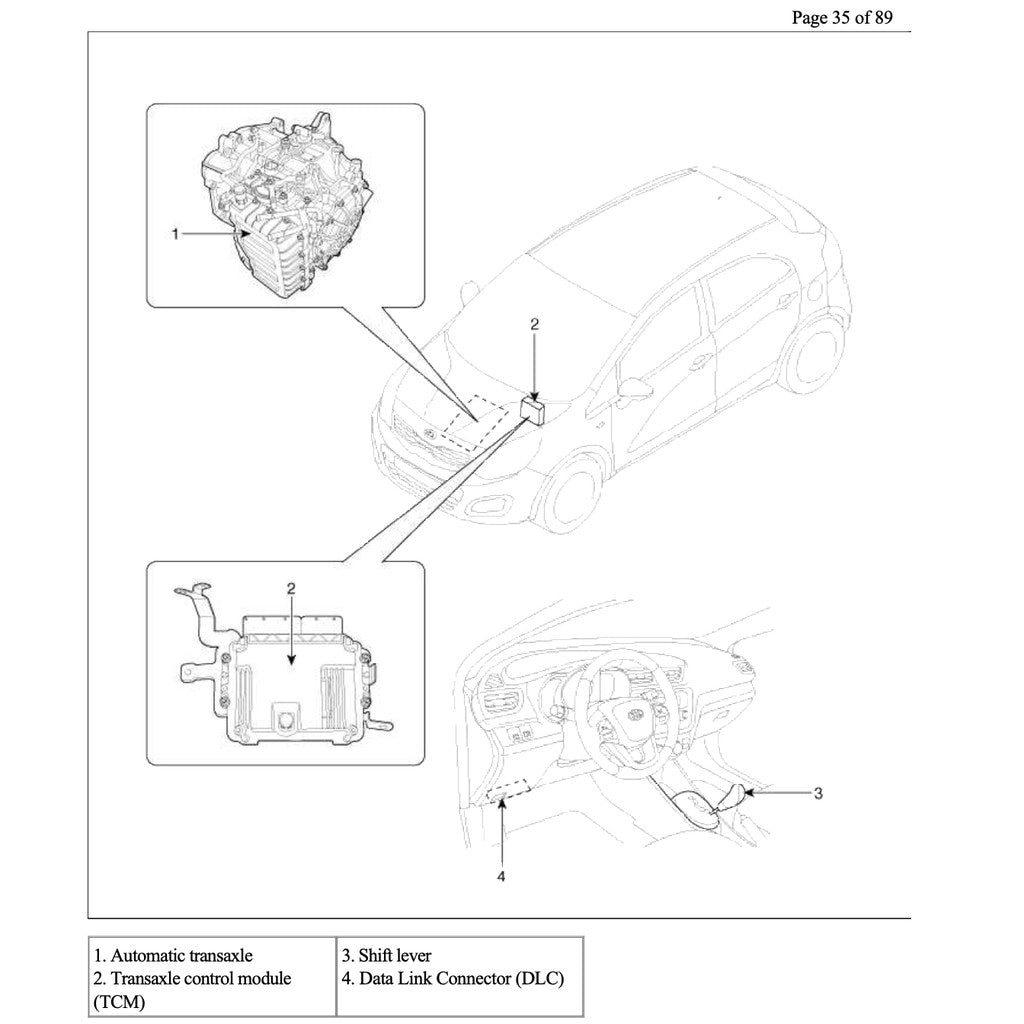 Kia RIO UB/LX 2011-2017 Full Manual Set – Repair & Maintenance Manual - page 4