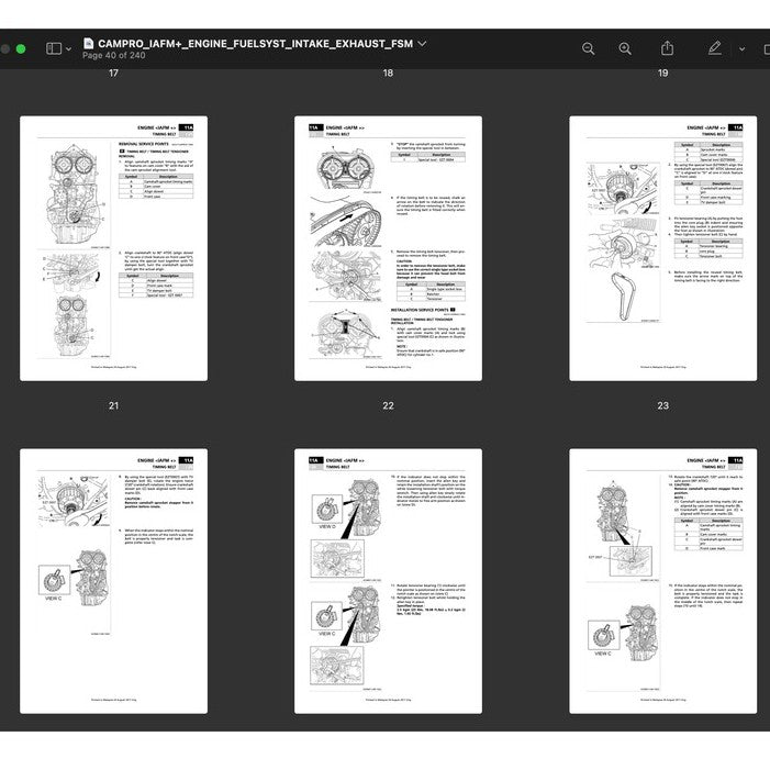 Proton CAMPRO IAFMand Engine Workshop Manual and Wiring BULLETIN - page 5