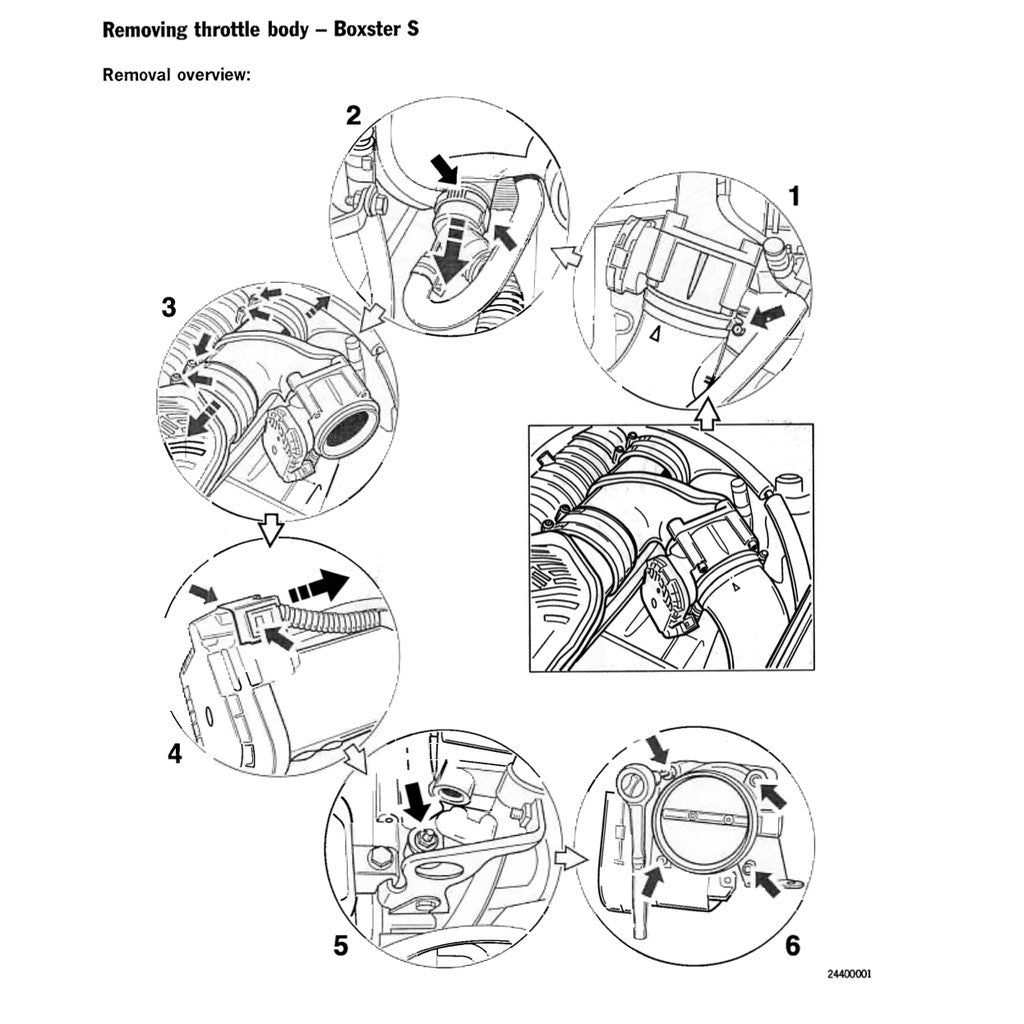 Porsche BOXSTER 986 1997-2004 Full Manual Set – Repair & Maintenance Manual and Spare Parts Catalog - page 6