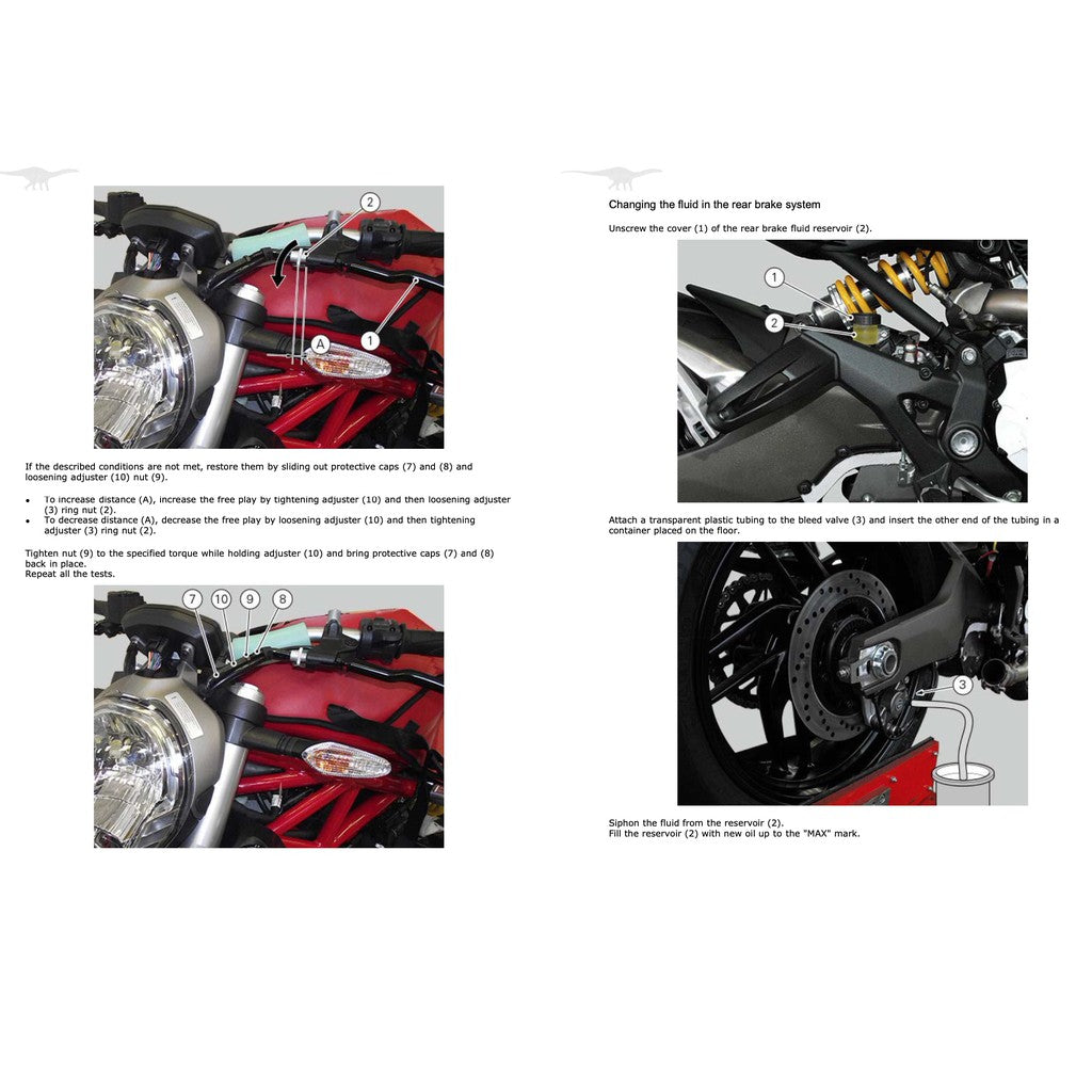 Ducati Monster 821 2015-2020 Full Manual Set – Service Repair Workshop Manual and Spare Parts Catalog and Owner' Manual - page 7