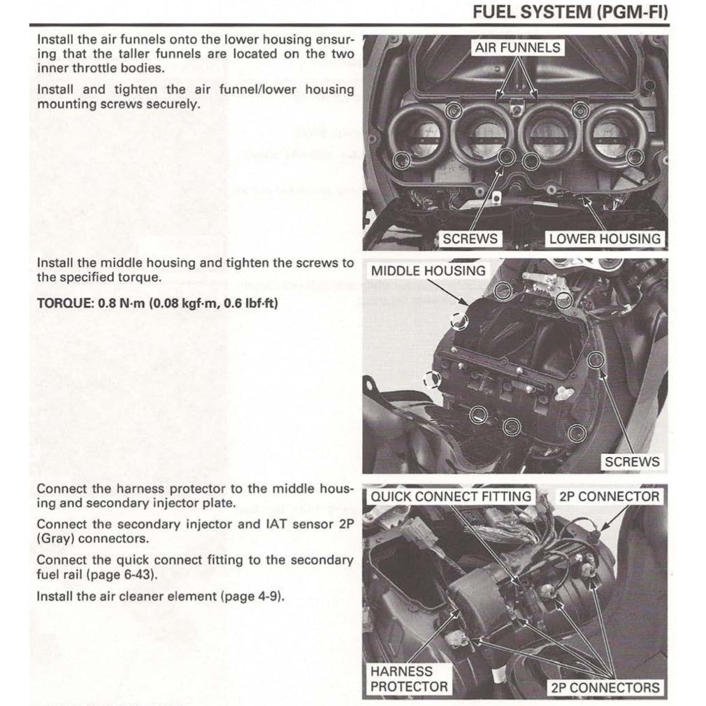 CBR1000RR Honda CBR 1000 RR FIREBLADE 2008-2015 Full Manual Set – Service Repair Manual and Spare Parts Catalog and User Handbook - page 5