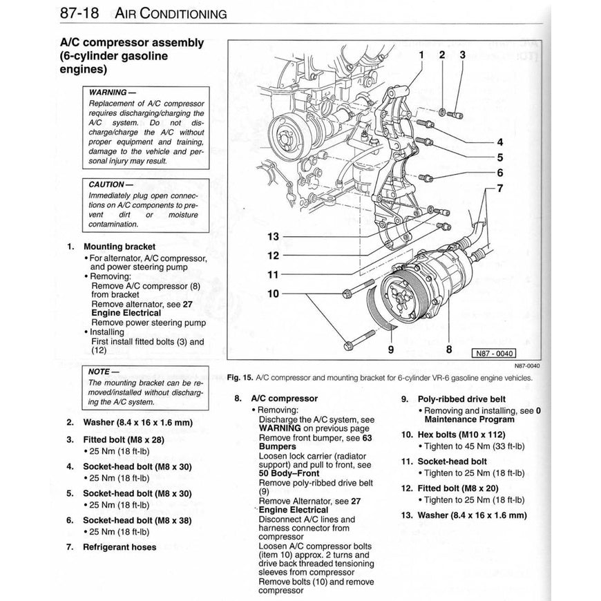 VW GOLF MK3 1993-1999 Full Manual Set – Repair & Maintenance Manual - page 5