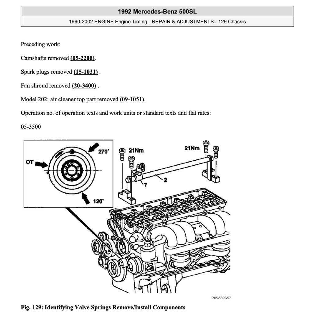 Mercedes-Benz SL-CLASS R129 1989-1998 Full Manual Set – Repair & Maintenance Manual - page 4