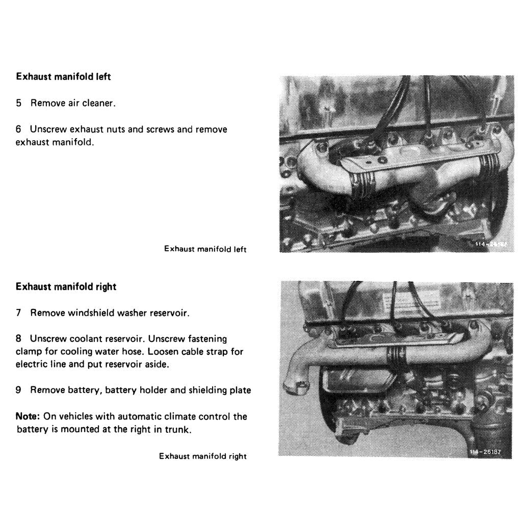 Mercedes-Benz R/C107 1971-1989 Full Manual Set – Repair & Maintenance Manual - page 5