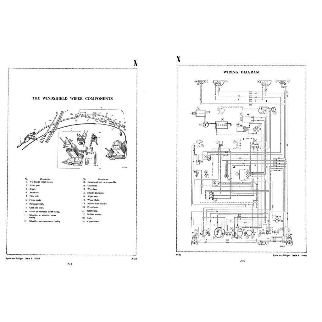 [CLASSIC] MG MIDGET/ SPRITE MKII, MKIII, MKIV Full Manual Set – Repair & Maintenance Manual - page 3