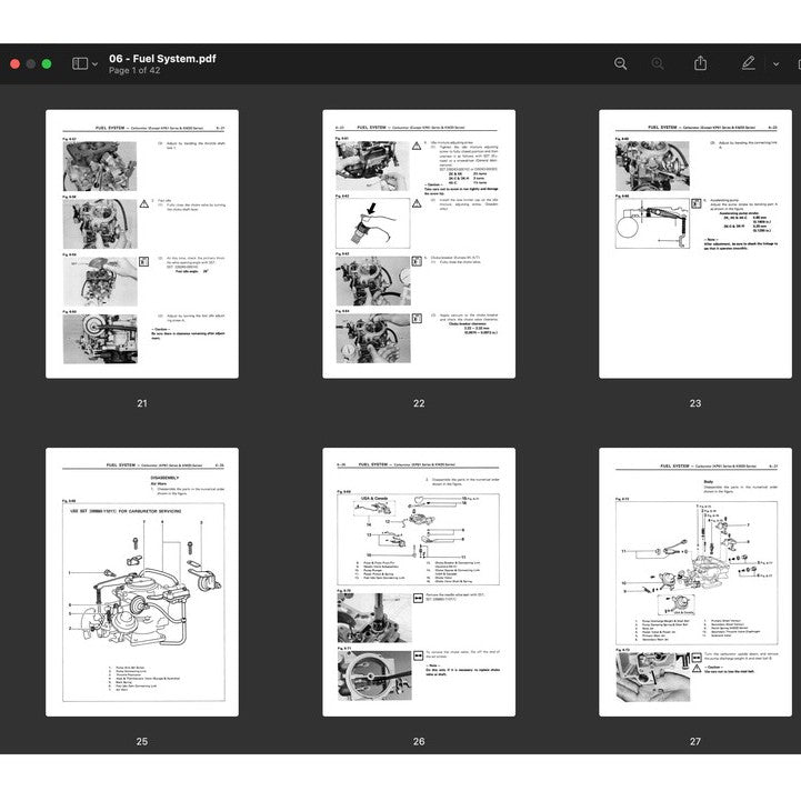 Toyota "K" Series Engine Service Repair Workshop Manual - page 5