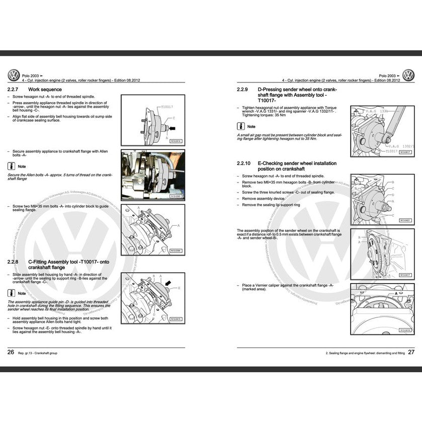 VW POLO MK4 9N 2001-2009 Full Manual Set – Repair & Maintenance Manual - page 3