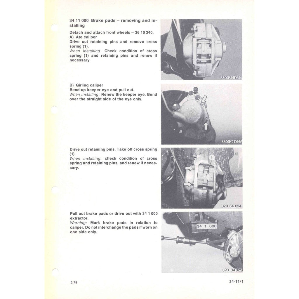 BMW 320 323i (E21)1975-1983 Workshop Repair Manual - page 9
