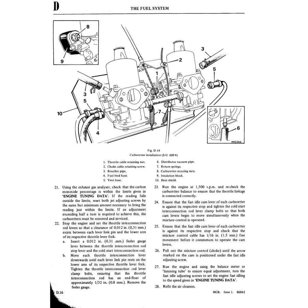 MG MGB 1962-1981 Full Manual Set – Repair & Maintenance Manual - page 6