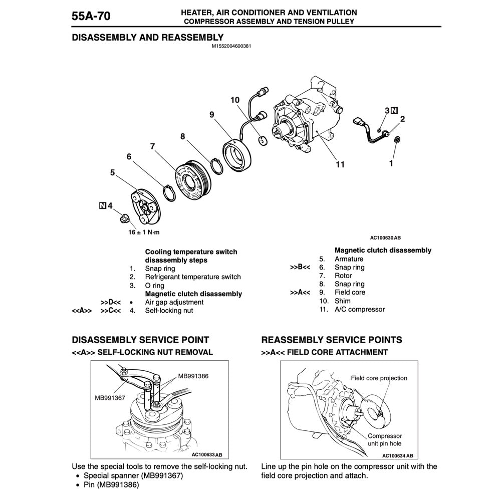 Mitsubishi OUTLANDER I CU / AIRTREK 2003-2006 Full Manual Set – Repair & Maintenance Manual - page 8