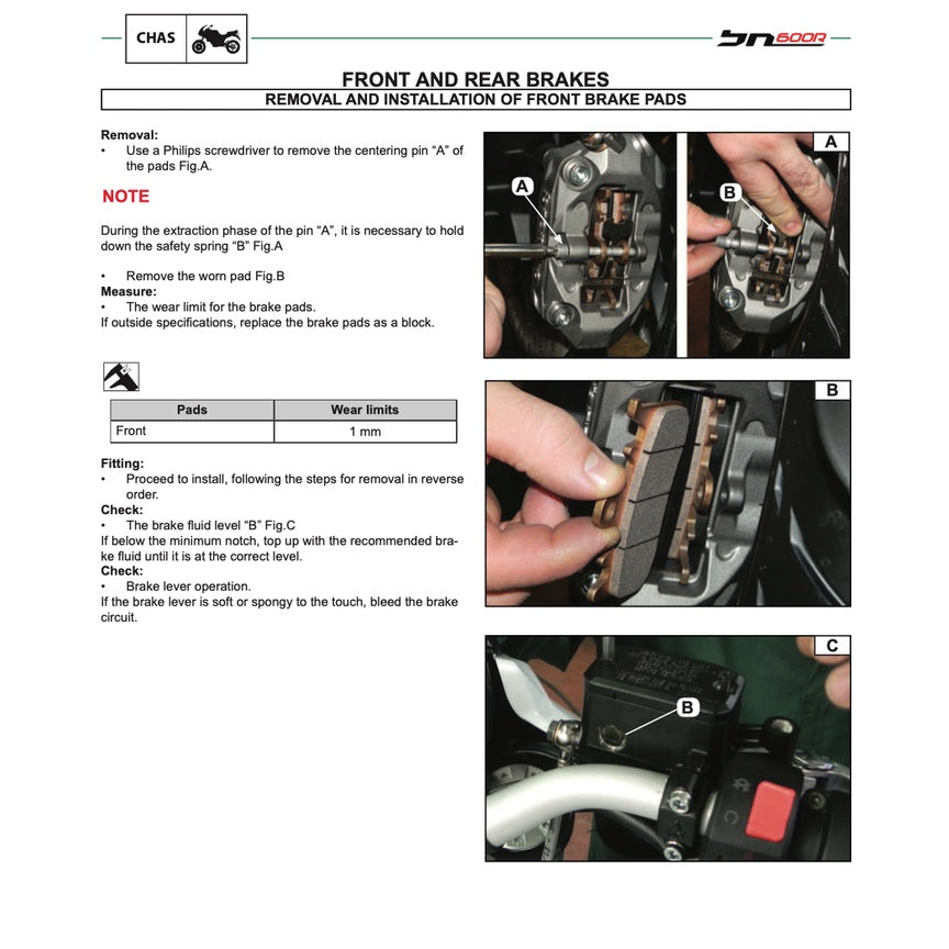 BENELLI BN600 R 2014-2018 Full Manual Set – Repair & Maintenance Manual and Spare Parts Catalog and User Handbook - page 9