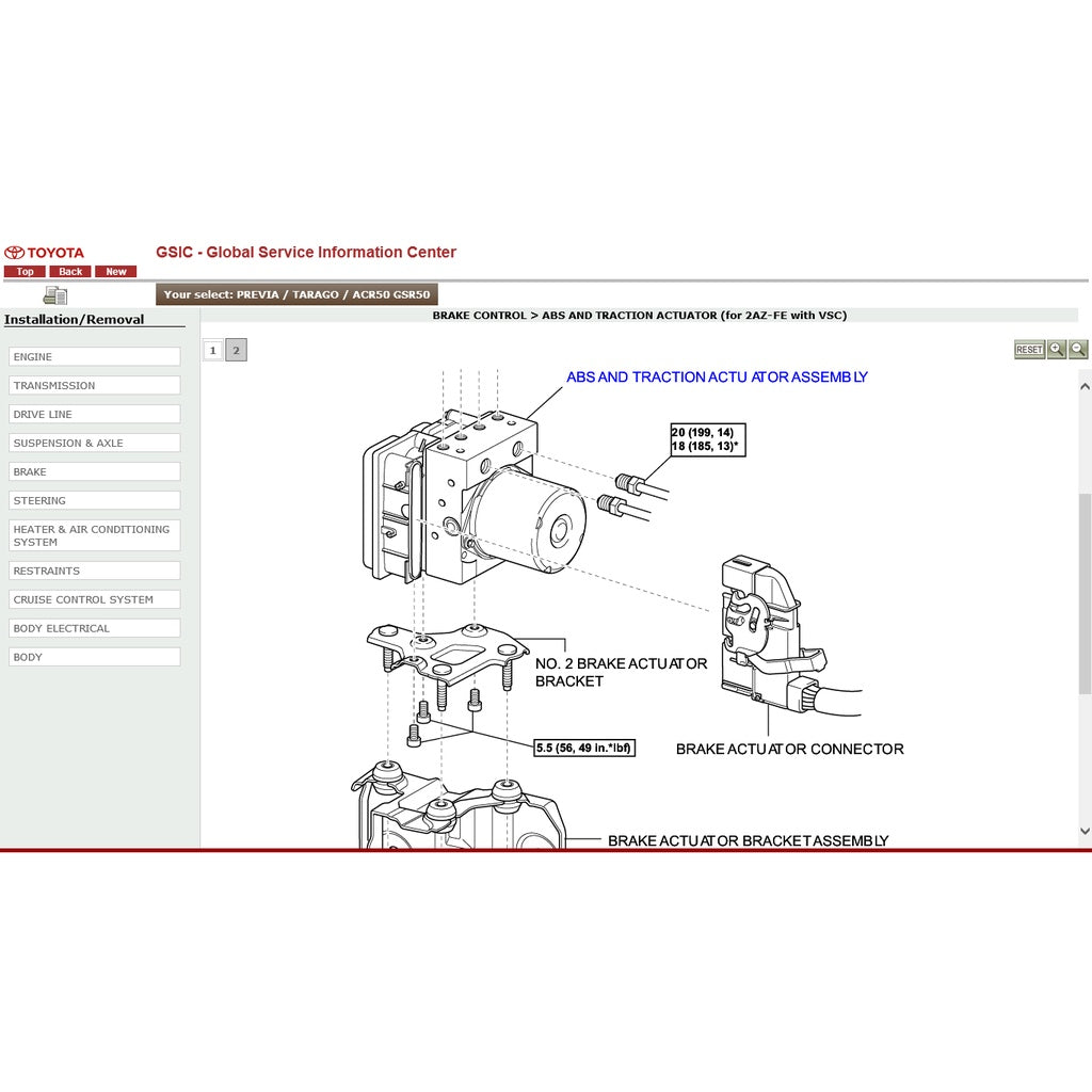 Toyota ESTIMA/PREVIA ACR50 /GSR50 2006-2019 Full Manual Set – Repair & Maintenance Manual - page 2