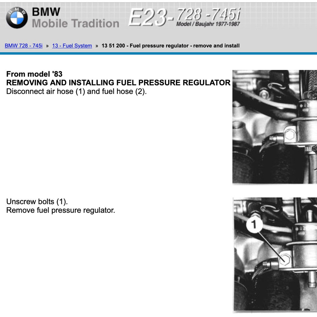 BMW 728-745i E23 1977-1986 Full Manual Set – Service Repair Workshop Manual - page 2