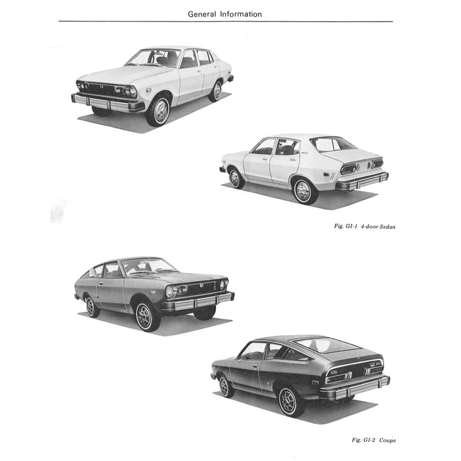 Datsun SUNNY 120/130/140Y B210 1973-1977 Full Manual Set – Repair & Maintenance Manual - page 5