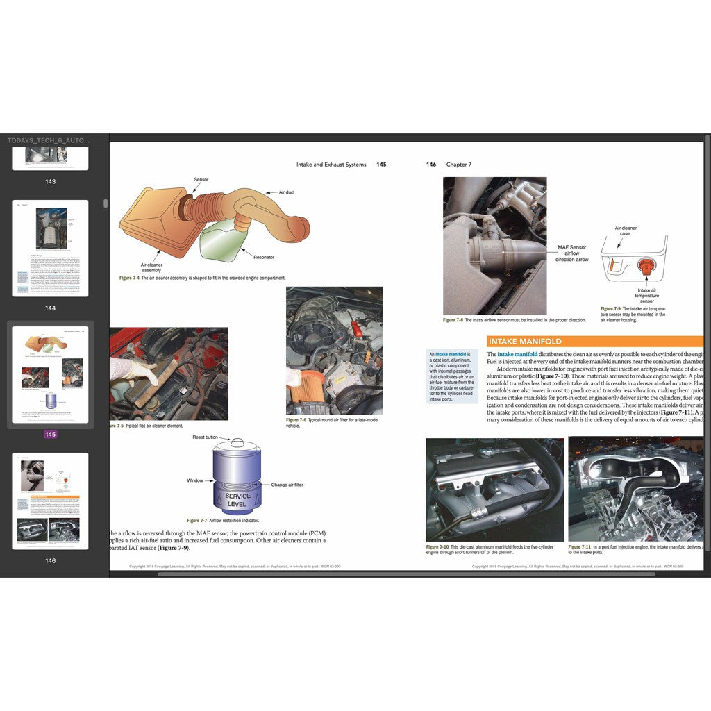 TODAY'S TECHNICIAN: AUTOMOTIVE Engine Repair & REBUILDING - TRAINING & Workshop Manual - page 4
