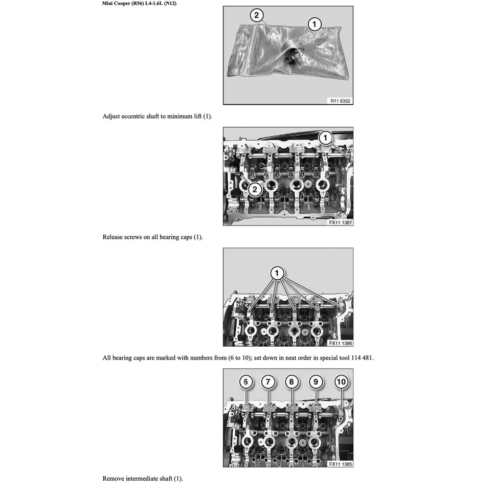 MINI COOPER R55/56/57 N12 2006-2012 Full Manual Set – Engine Repair & Maintenance Manual and COMPONENT LOCATIONand Wiring - page 3