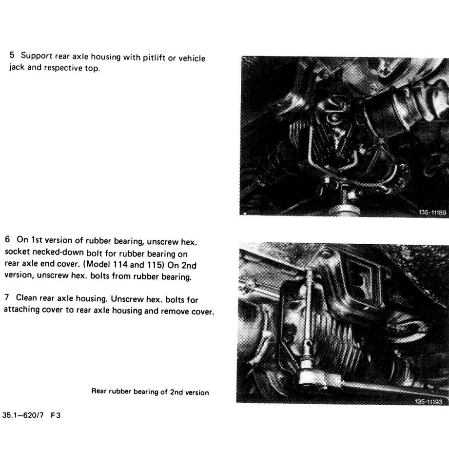Mercedes-Benz W114 W115 1968-1976 Full Manual Set – Repair & Maintenance Manual LIBRARY - page 5
