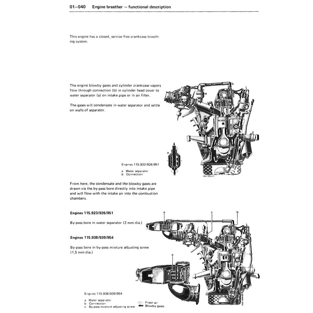 Mercedes-Benz W123 1976-1986 Full Manual Set – Repair & Maintenance Manual LIBRARY - page 9