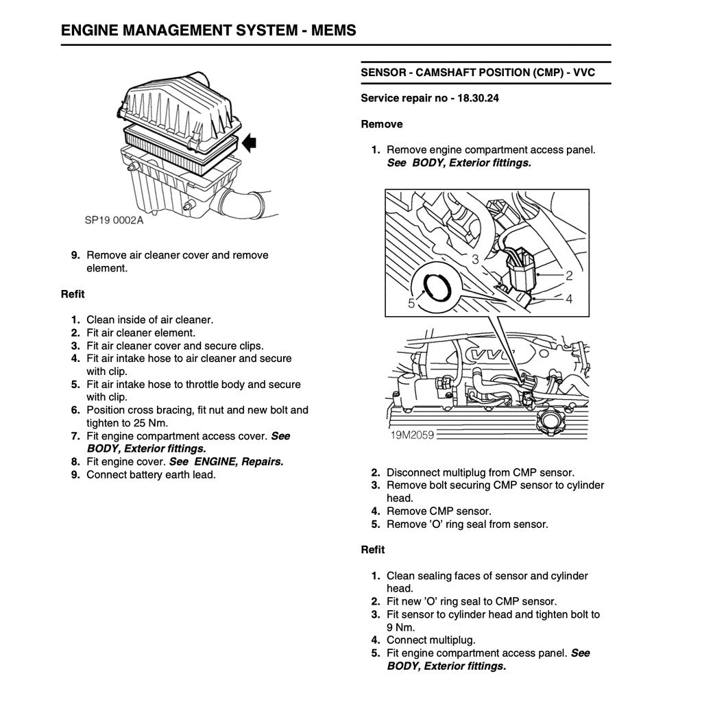MG TF Rover 2002-2005 Full Manual Set – Service Repair Workshop Manual - page 5