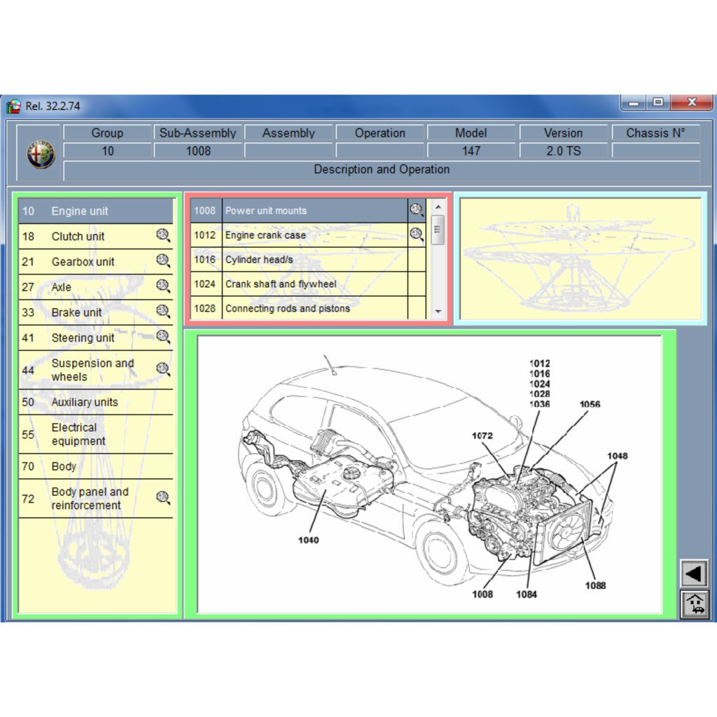 Alfa Romeo 147 Type 937 2005-2010 Full Manual Set – Repair & Maintenance Manual - page 3