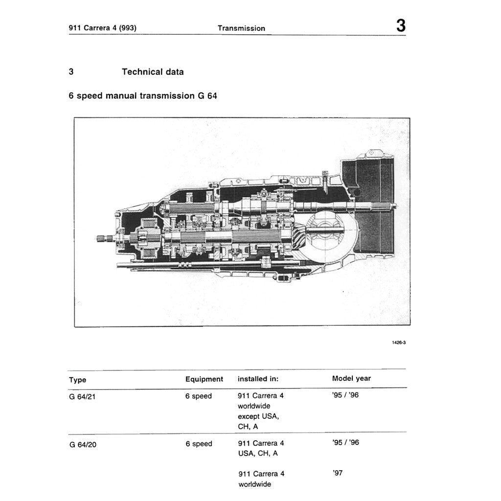 Porsche 911 993 1994-1998 Full Manual Set – Repair & Maintenance Manual and Spare Parts Catalog - page 5