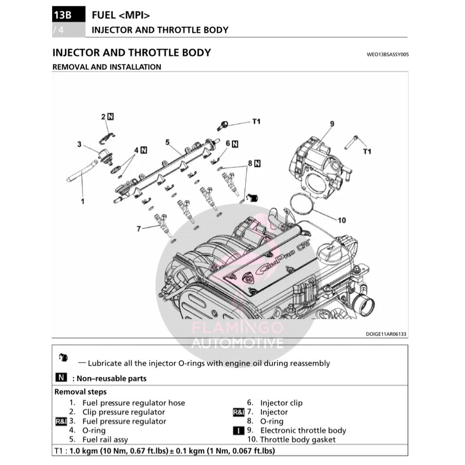 Proton CAMPRO S4P-CPS Engine Workshop Repair Manual / Proton GEN2 / WAJA / SATRIA NEO /EXORA - page 3