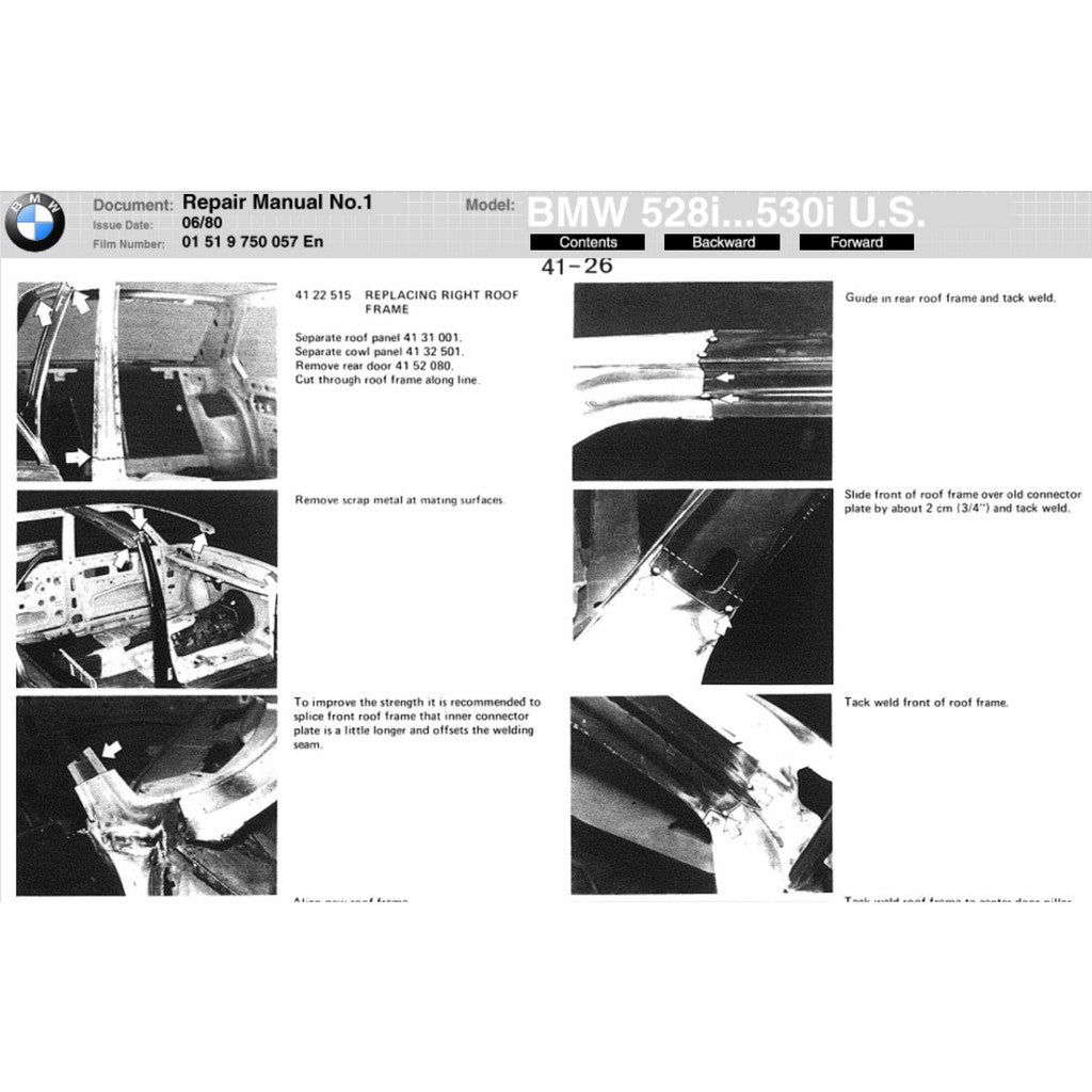 BMW 5 Series E28 1982-1988 Full Manual Set – Repair & Maintenance Manual - page 3