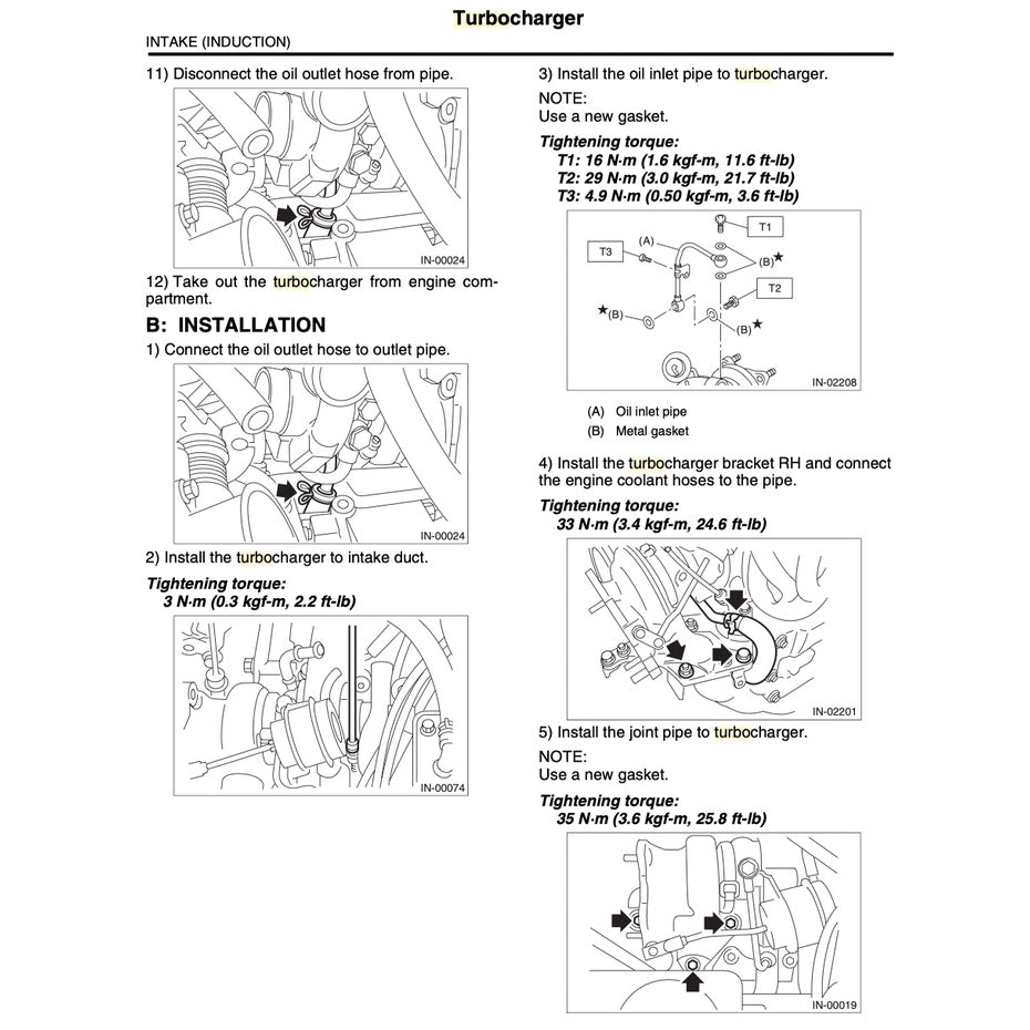 Subaru FORESTER SG 2002-2008 Full Manual Set – Repair & Maintenance Manual - page 7