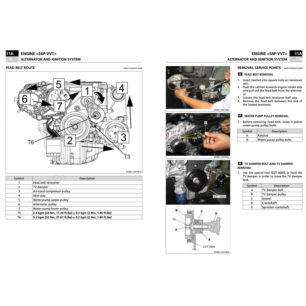 Proton VVT NFE Full Manual Set – Engine 1.3L-1.6L Repair & Maintenance Manual and Engine SYSTEMS Wiring Diagram / IRIZ / PERSONA / SAGA - page 5