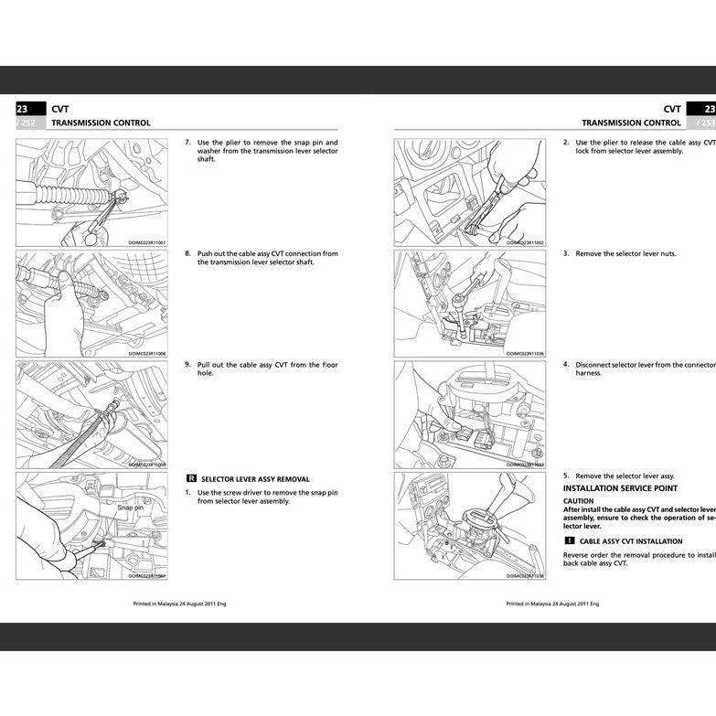 Proton SAGA FLX 2011-2016 Full Manual Set – Repair & Maintenance Manual - page 8