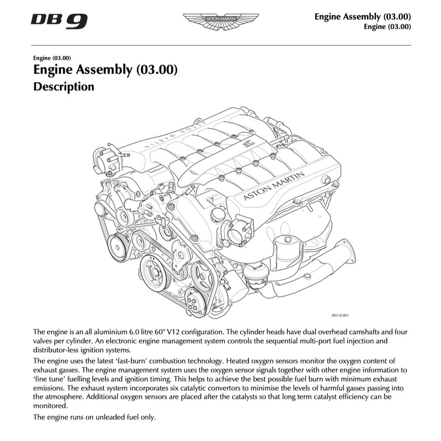 ASTON MARTIN DB9 2005-2016 Full Manual Set – Repair & Maintenance Manual - page 2