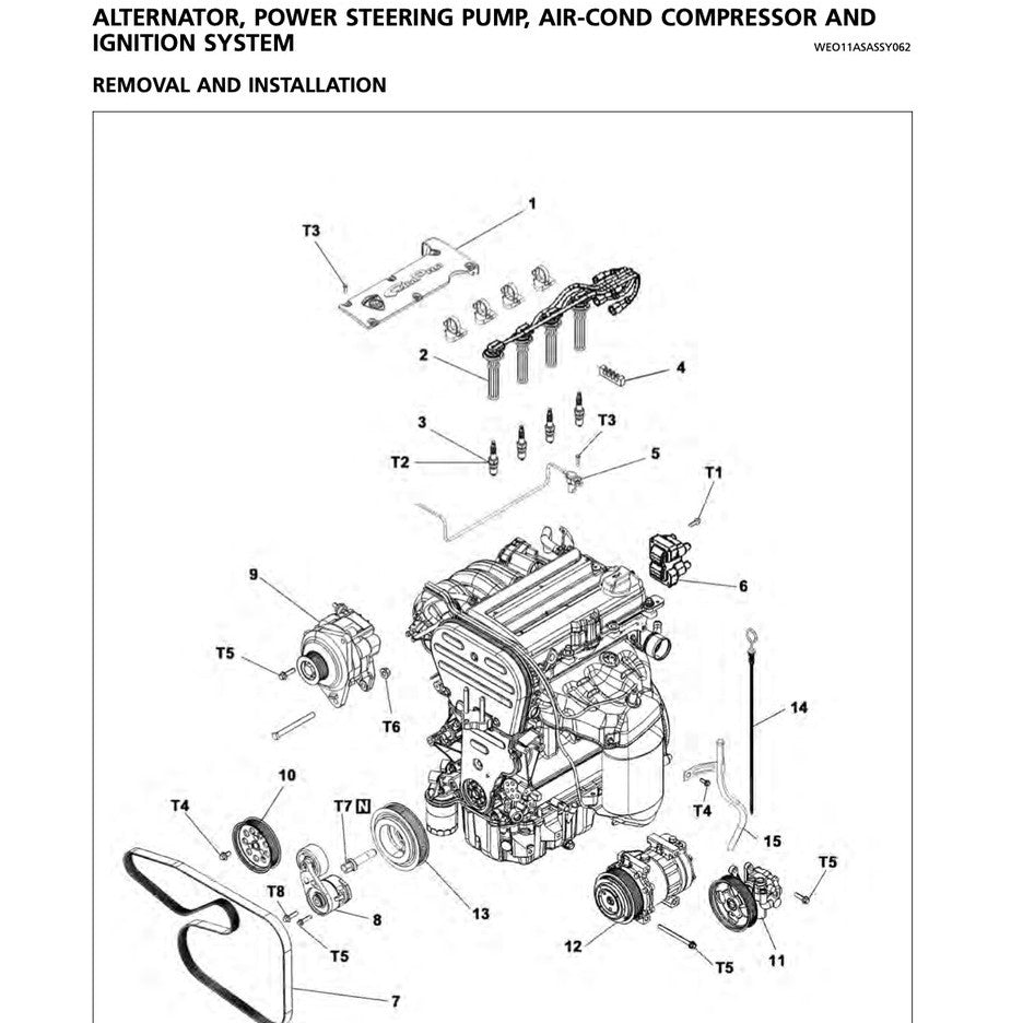 Proton CAMPRO S4P 1.3L 1.6L Engine Workshop Manual and Electrical Wiring and ECU Diagrams - page 7