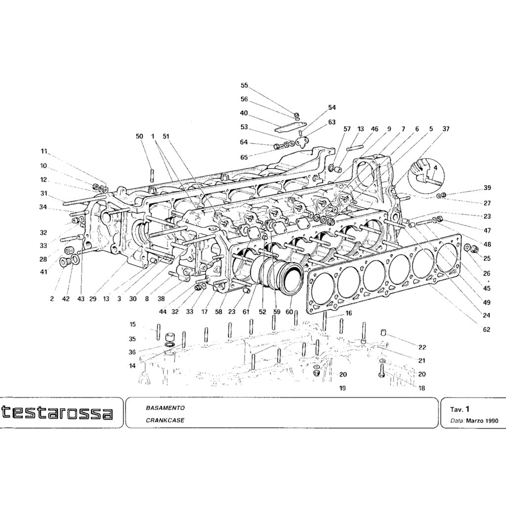 Ferrari TESTAROSSA F110 1984-1991 Full Manual Set – Repair & Maintenance Manual and Spare Parts Catalog - page 7