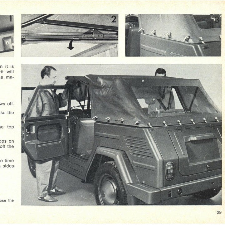 [CLASSIC] VW 181 "THING" 1968-1983 Full Manual Set – Repair & Maintenance Manual/ Parts LIST/ Parts INTERCHANGE LIST/ DRIVER Handbook KOMBO - page 2