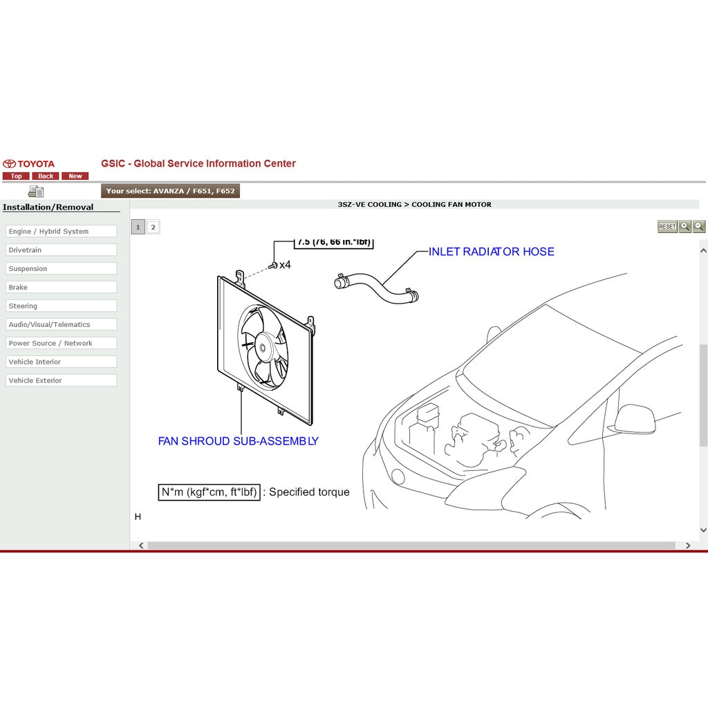 Toyota AVANZA F650/F651/F654 2011-2018 Full Manual Set – Repair & Maintenance Manual - page 5