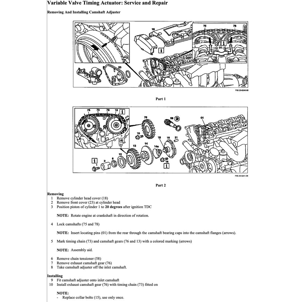 Mercedes-Benz Engine M111 Service Repair Manual - page 6