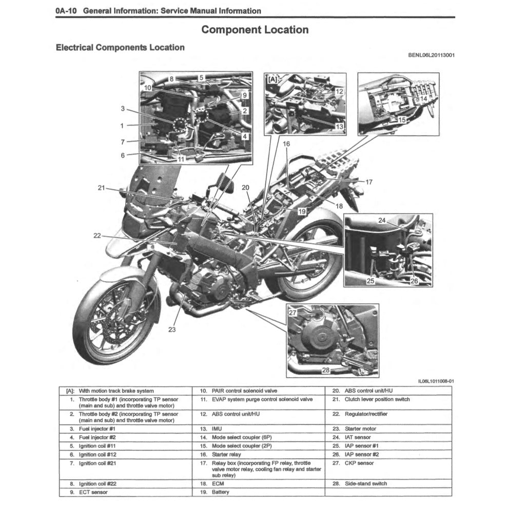 Suzuki V STORM V STROM VSTROM DL1050 RC/RQ/XT 2020-2023 Full Manual Set – Repair & Maintenance Manual and Spare Parts Catalogand OWNER's Manual - page 4
