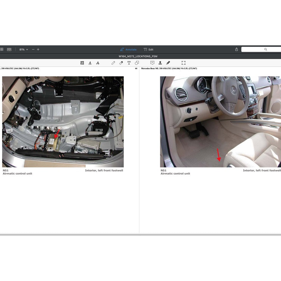 Mercedes-Benz W164 M272 2005-2011 Full Manual Set – Repair & Maintenance Manual - page 4
