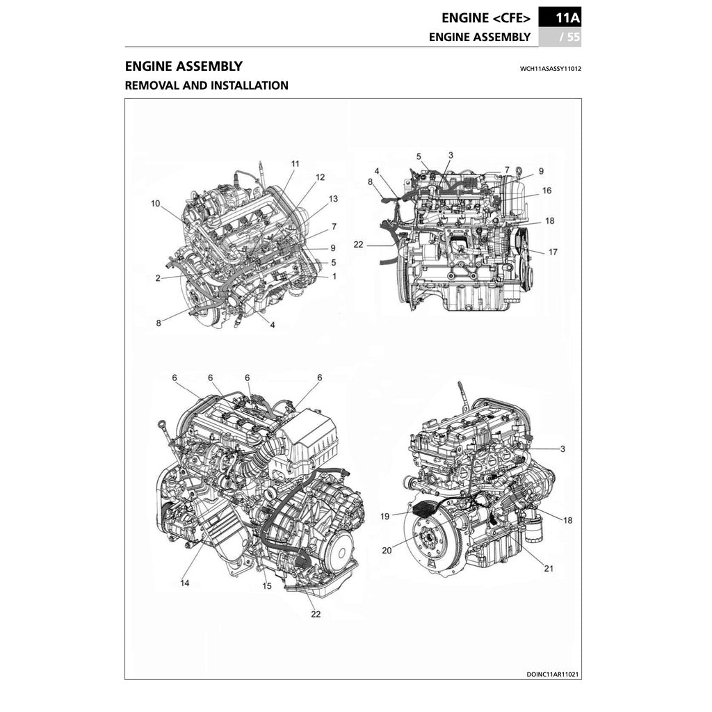 Proton EXORA BOLD FZ CPS/CFE 2009-2017 Full Manual Set – Repair & Maintenance Manual - page 5