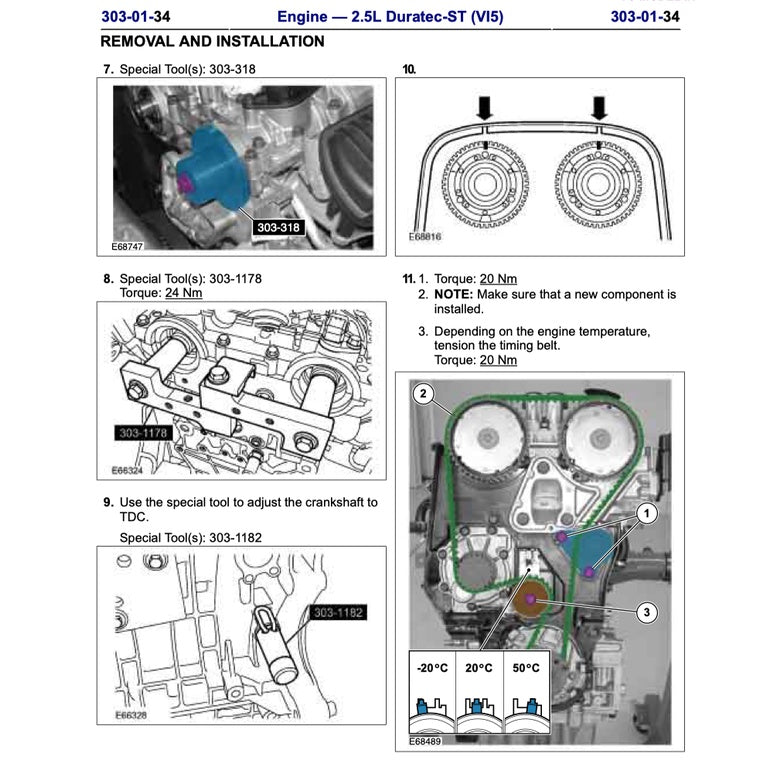 Ford FOCUS ST MK2 C307 2005-2010 Full Manual Set – Repair & Maintenance Manual - page 5